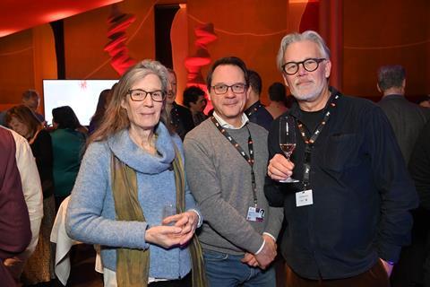 Daniela Kirchner (BFC), Noel Magis (Screen Brussels), Mikael Svensson (